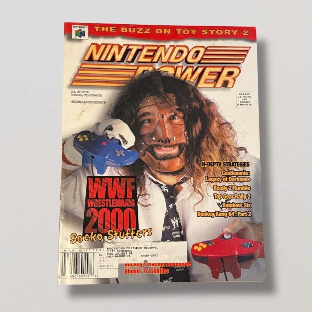Nintendo Power Volume 127 WWF with Toy Story 2 Poster & Pokemon Comic Book